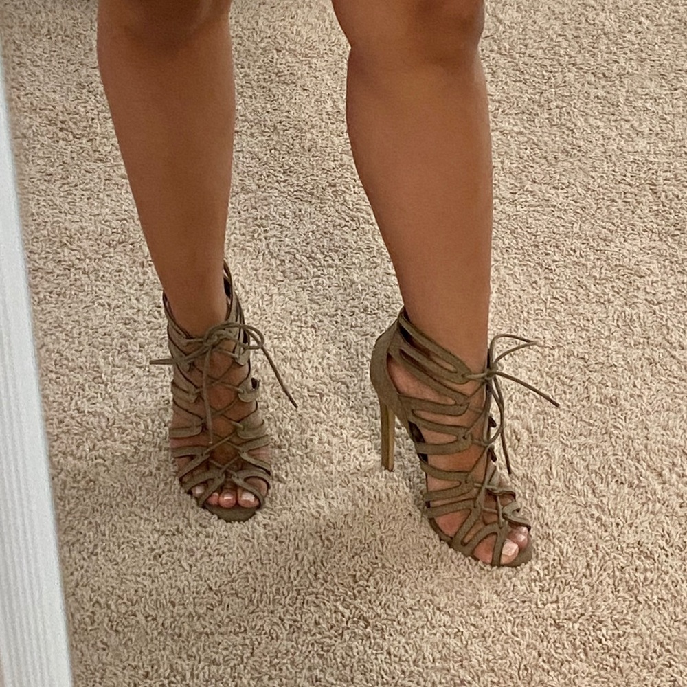 Lace up heels